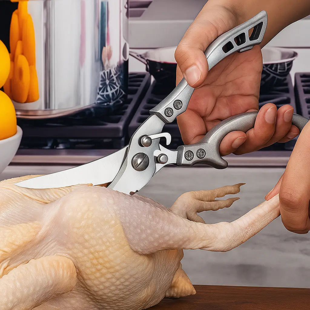 RazorClaw™ — Effortlessly Slice Through Bones and Meat for Faster, Stress-Free Cooking