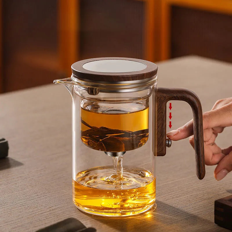 BrewEase Teapot™ — Master the Art of Perfectly Strengthened Loose Tea Every Time